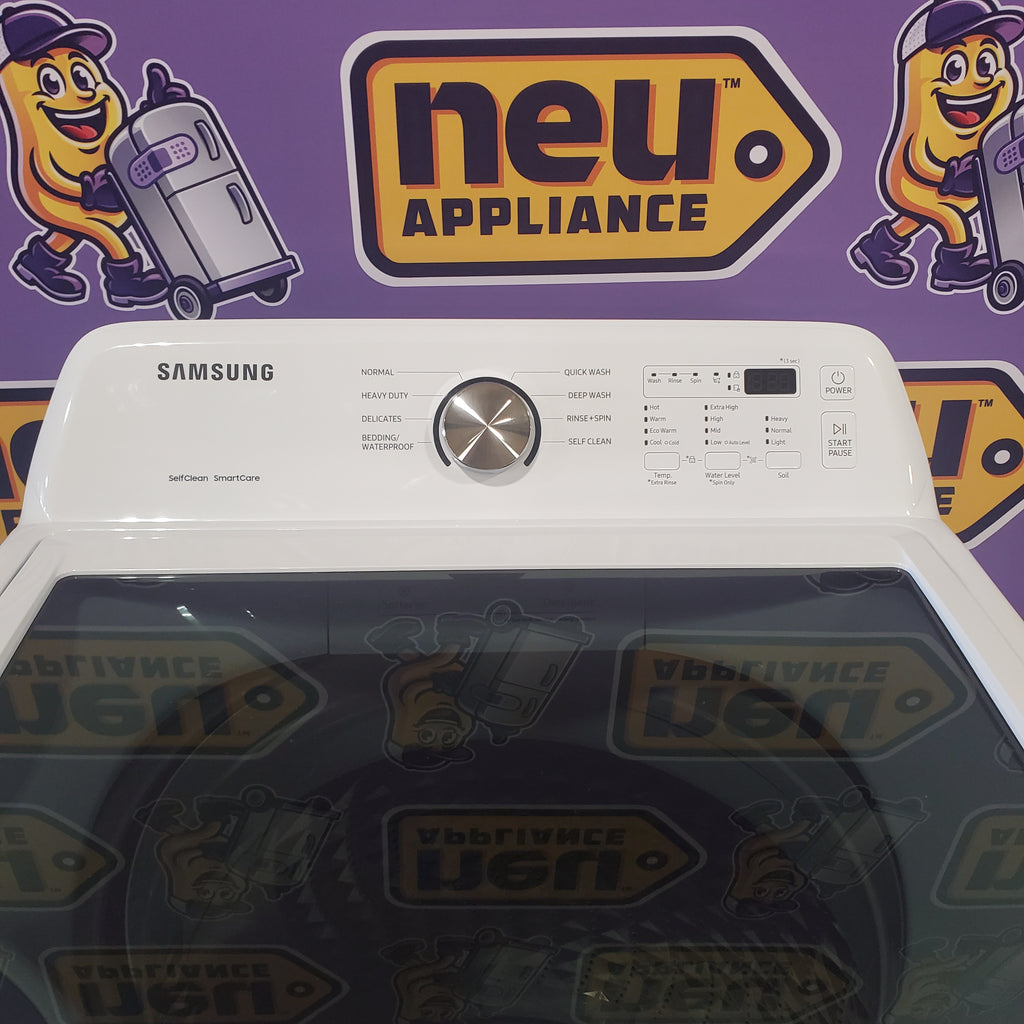 Pictures of Samsung Top Load 4.5 Cu. Ft. Washer with Soft Close Lid and Vibration Reduction Technology+ WA45T3200AW - Open Box - Neu Appliance Outlet - Discount Appliance Outlet in Austin, Tx