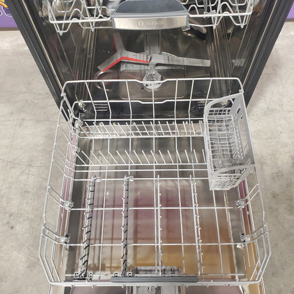 Bosch 800 Series Dishwasher 24'' Anti-fingerprint Stainless Steel 3SD850 - SHP78CM5N - Open Box