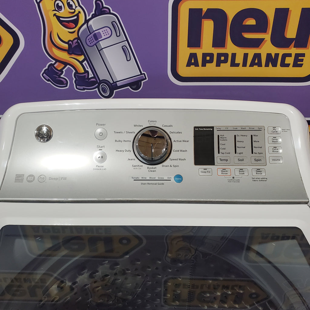 Pictures of GE ENERGY STAR® 4.5 cu. ft. Capacity Washer with Stainless Steel Basket GTW685BSLWS - Certified Refurbished - Neu Appliance Outlet - Discount Appliance Outlet in Austin, Tx