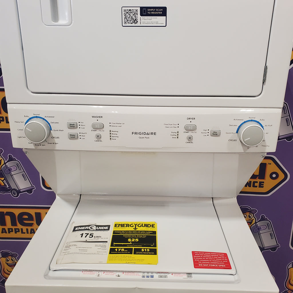 Pictures of Frigidaire Gas Washer/Dryer Laundry Center - 3.9 Cu. Ft Washer and 5.5 Cu. Ft. Dryer 3SD605 - FLCG7522AW - Scratch & Dent (Moderate) - Neu Appliance Outlet - Discount Appliance Outlet in Austin, Tx