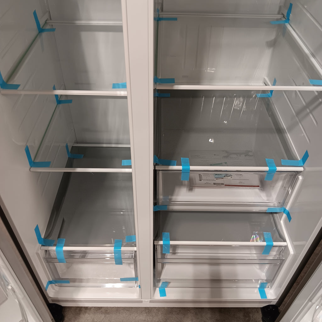 LG 27 cu. ft. Standard-Depth, Side-by-side Refrigerator, with Ice and Water and Bar Handle Design 7SD552 - LS27T3230S - Open Box