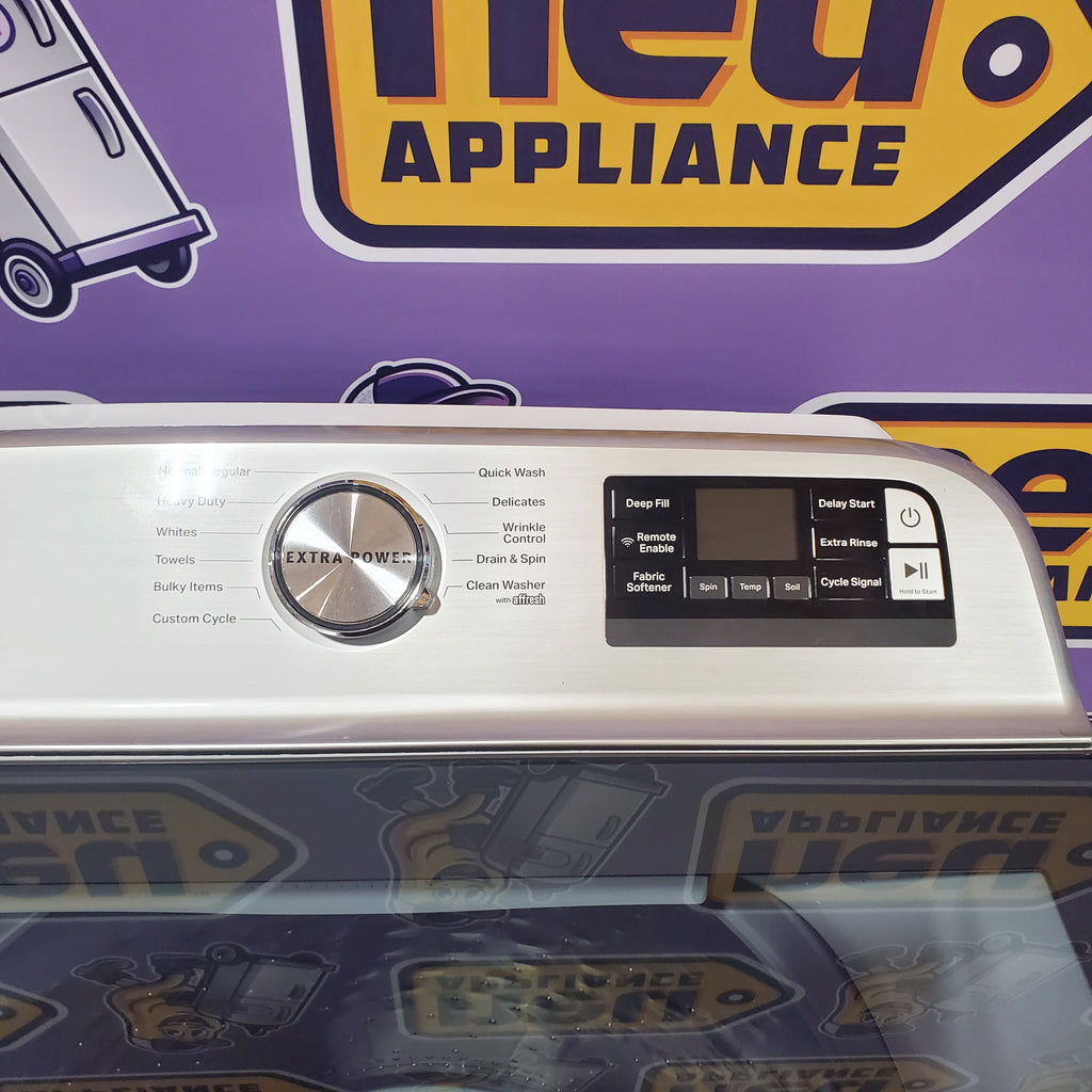 Pictures of Maytag 4.7 cu. ft. Smart Top Load Washing Machine with Extra Power Button and Deep Fill Option 1CR02067 - MVW6230HW - Certified Refurbished - Neu Appliance Outlet - Discount Appliance Outlet in Austin, Tx
