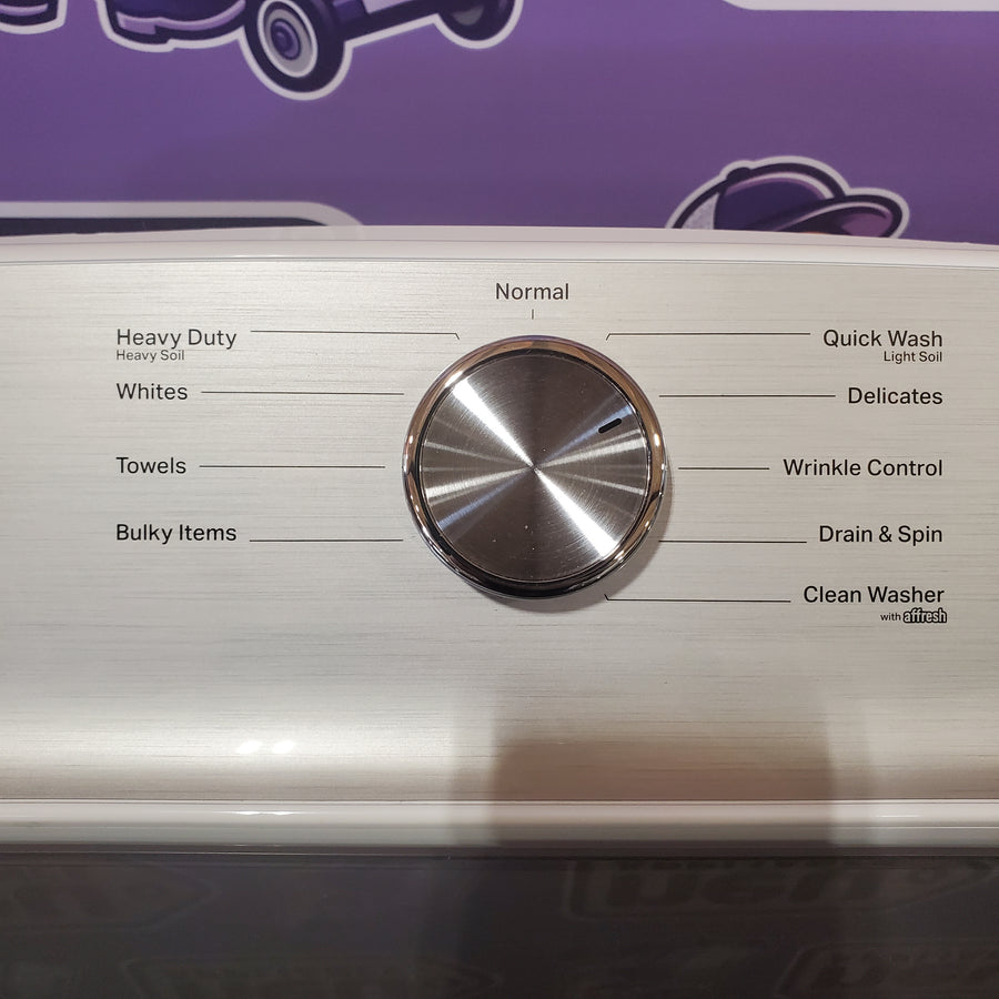 Maytag Top Load 4.8 cu ft Washer with Deep Fill and Slow-Close Glass Lid 30133SD124 - MVW6200KW - Scratch & Dent (Minor)