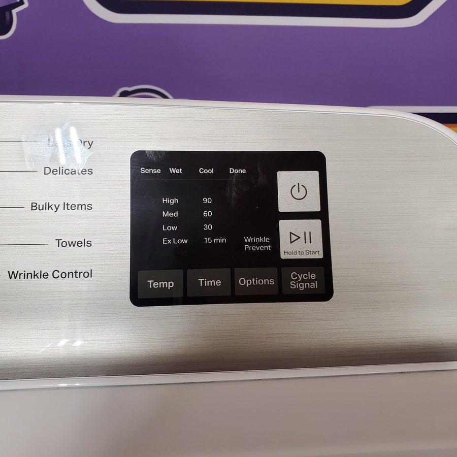 Maytag Top Load 4.8 cu ft Washer with Deep Fill and Slow-Close Glass Lid MVW6200KW - Scratch & Dent (Major) and Maytag 7.0 cu ft Electric Dryer with Moisture Sensing and Quick Dry Cycle 16242 - MED6200KW - Scratch & Dent (Minor)