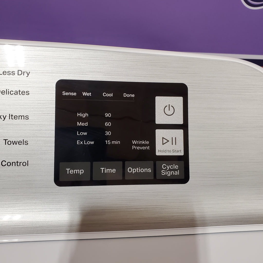 Pictures of Maytag Top Load 4.8 cu ft Washer with Deep Fill and Slow-Close Glass Lid MVW6200KW - Scratch & Dent (Minor) and Maytag 7.0 cu ft Electric Dryer with Moisture Sensing and Quick Dry Cycle 30132SD82 - MED6200KW - Scratch & Dent (Minor) - Neu Appliance Outlet - Discount Appliance Outlet in Austin, Tx