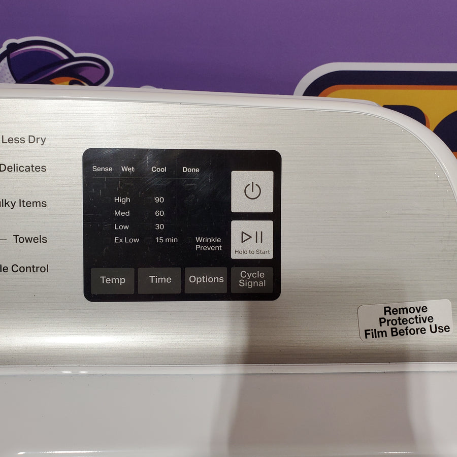 Maytag Top Load 4.8 cu ft Washer with Deep Fill and Slow-Close Glass Lid MVW6200KW - Scratch & Dent (Minor) and Maytag 7.0 cu ft Electric Dryer with Moisture Sensing and Quick Dry Cycle 16216 - MED6200KW - Scratch & Dent (Minor)