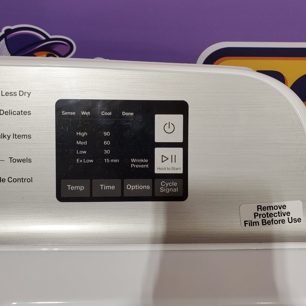 Pictures of Maytag Top Load 4.8 cu ft Washer with Deep Fill and Slow-Close Glass Lid MVW6200KW - Scratch & Dent (Minor) and Maytag 7.0 cu ft Electric Dryer with Moisture Sensing and Quick Dry Cycle 16216 - MED6200KW - Scratch & Dent (Minor) - Neu Appliance Outlet - Discount Appliance Outlet in Austin, Tx