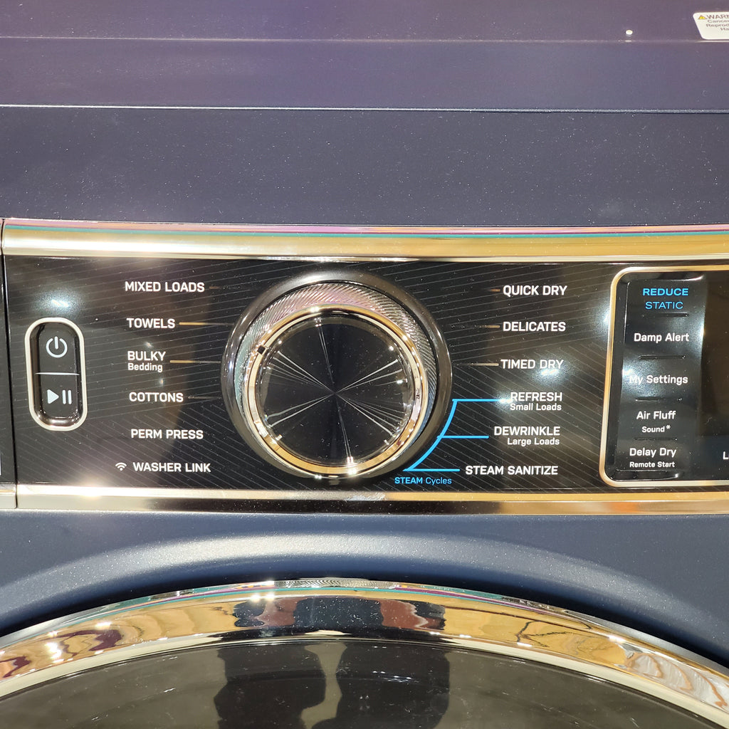 Pictures of GE Profile 5.3 cu. ft. Smart Front Load Washer with Microban Technology PFW870SPVRS - New in Box and GE Profile 7.8 cu. ft. Capacity Smart Front Load Gas Dryer with Steam and Sanitize Cycle PFD87GSPVRS - Scratch & Dent (Minor) - Neu Appliance Outlet - Discount Appliance Outlet in Austin, Tx