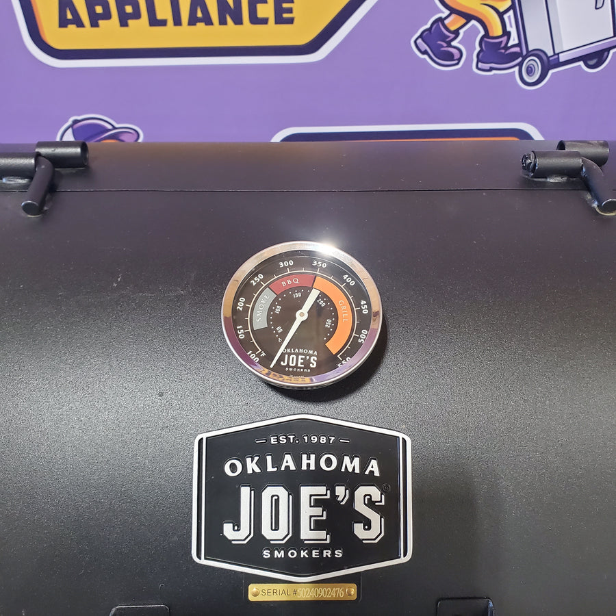 Oklahoma Joe's Canyon Black Liquid Propane and Charcoal Combo Grill 6SD140 - 24203004 - Scratch & Dent (Minor)