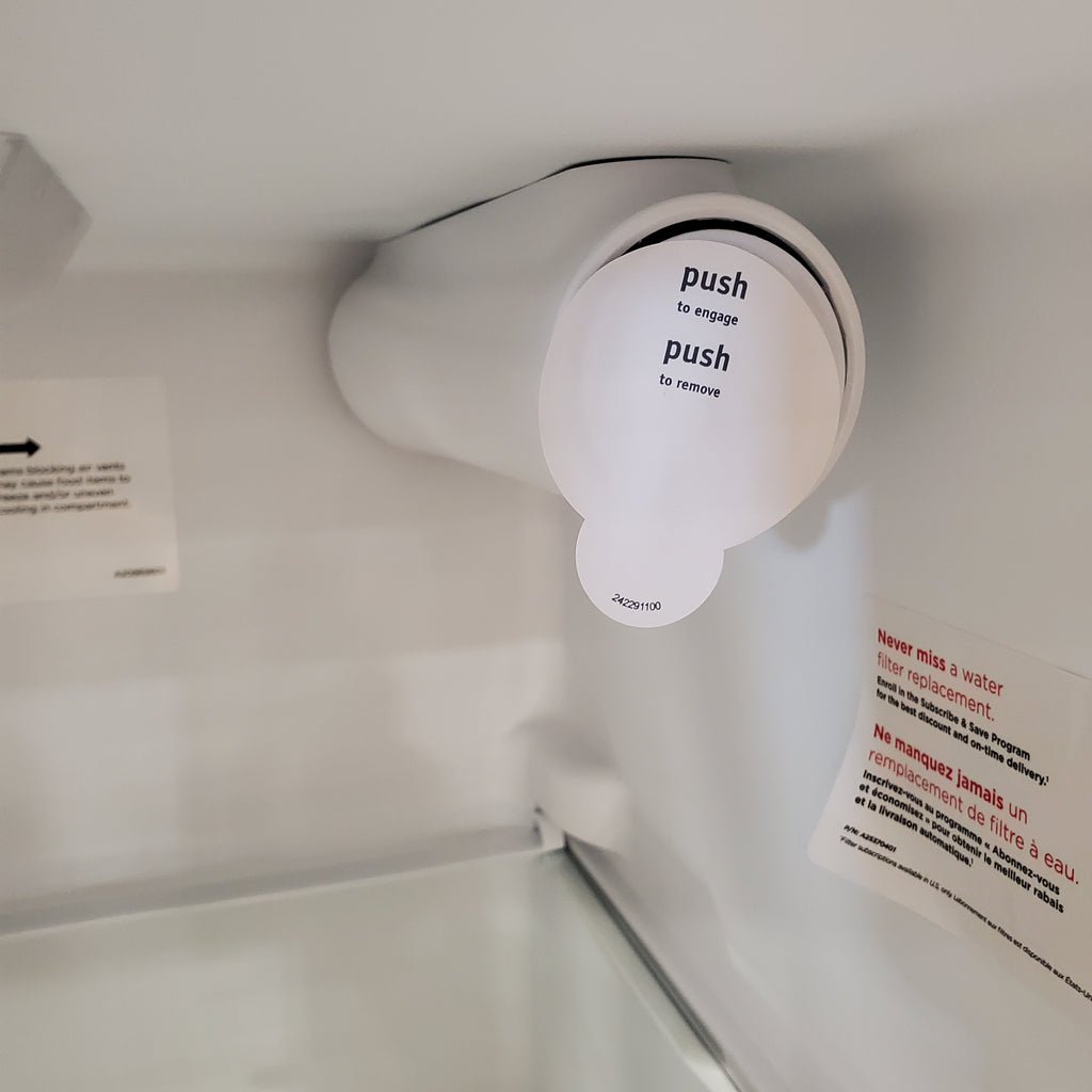 Frigidaire 25.6 cu. ft. ENERGY STAR Side by Side Refrigerator with Exterior Water and Ice Dispenser in Stainless Steel 3SD265 - FRSS2623AS - Scratch & Dent (Major)