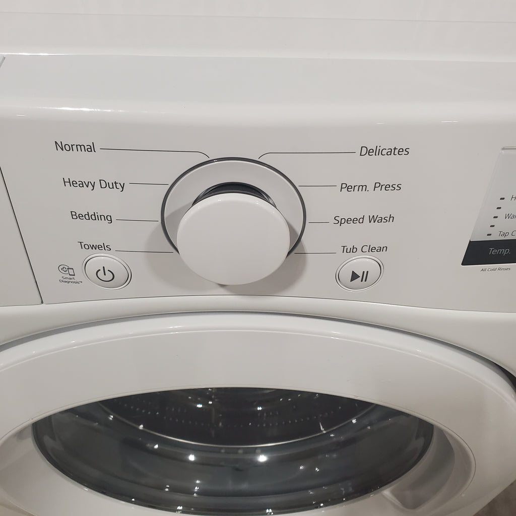 Pictures of LG 4.5-cu ft High Efficiency Stackable Front-Load Washer (White) ENERGY STAR WM3400CW - Scratch and Dent (Minor) - Neu Appliance Outlet - Discount Appliance Outlet in Austin, Tx