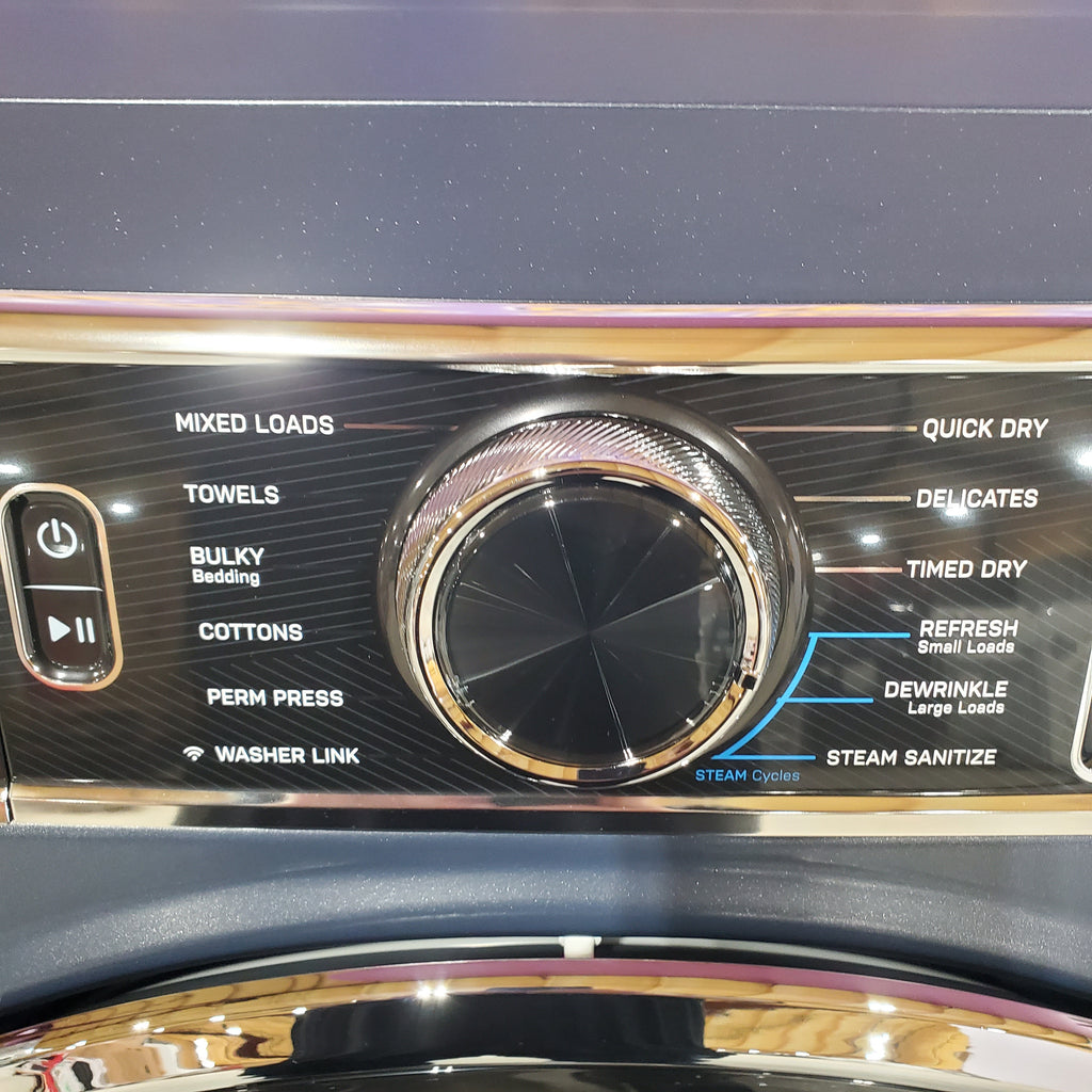 GE Profile Smart Front Load Electric 7.8 Cu. Ft. Capacity Dryer with Steam and Sanitize Cycle 22SD006 - PFD87ESPVRS - Scratch & Dent (Minor)