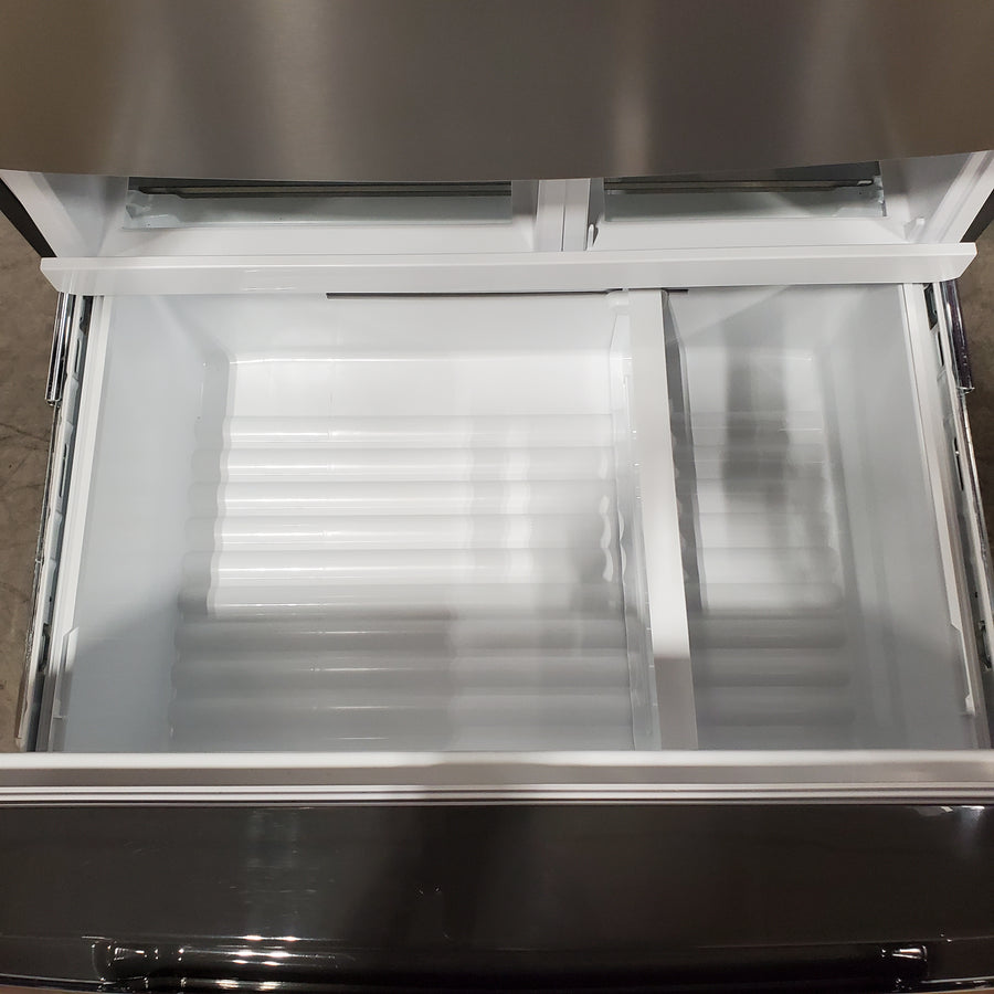 Frigidaire Gallery 26 Cu. Ft. Standard-Depth 4-Door French Door Refrigerator in Fingerprint Resistant Stainless Steel GRMS2773AF - Scratch & Dent (Major)