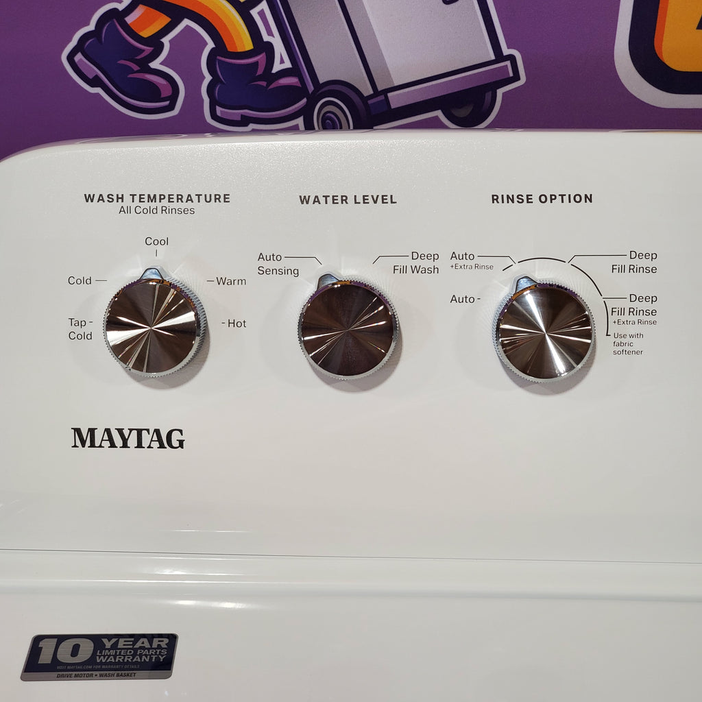 Pictures of Maytag Top Load 3.8 cu. ft. Washer with Deep Fill and Quick Wash Cycle 3SD728 - MVW4005SW - Open Box - Neu Appliance Outlet - Discount Appliance Outlet in Austin, Tx