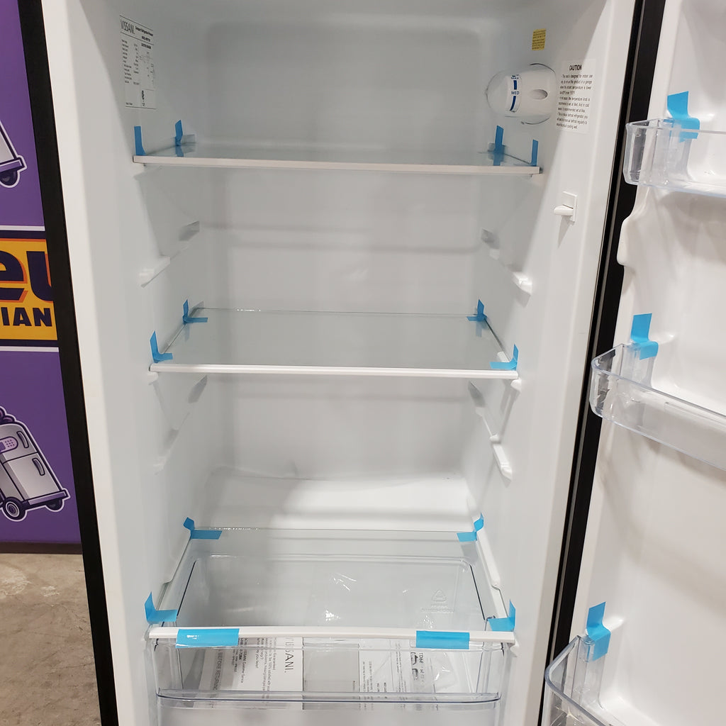 Pictures of Vissani 7.1 cu. ft. Top Freezer Refrigerator with Adjustable Shelf in Stainless Steel MDFF7SS - Scratch & Dent (Minor) - Neu Appliance Outlet - Discount Appliance Outlet in Austin, Tx