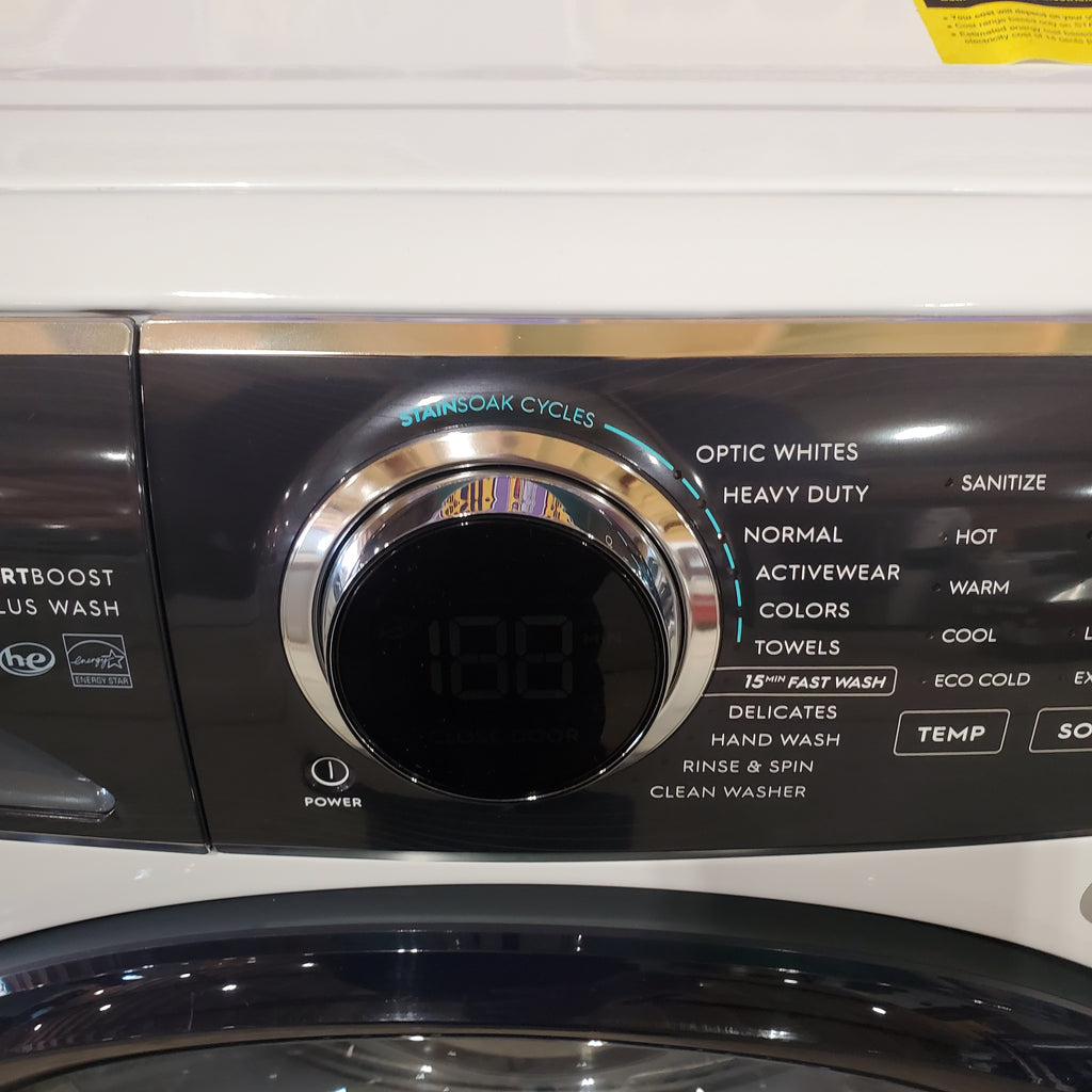 Pictures of Electrolux 4.5 Cu. Ft. Front Load Perfect Steam™ Washer with LuxCare® Plus Wash and SmartBoost® ELFW7626BW - Open Box - Neu Appliance Outlet - Discount Appliance Outlet in Austin, Tx