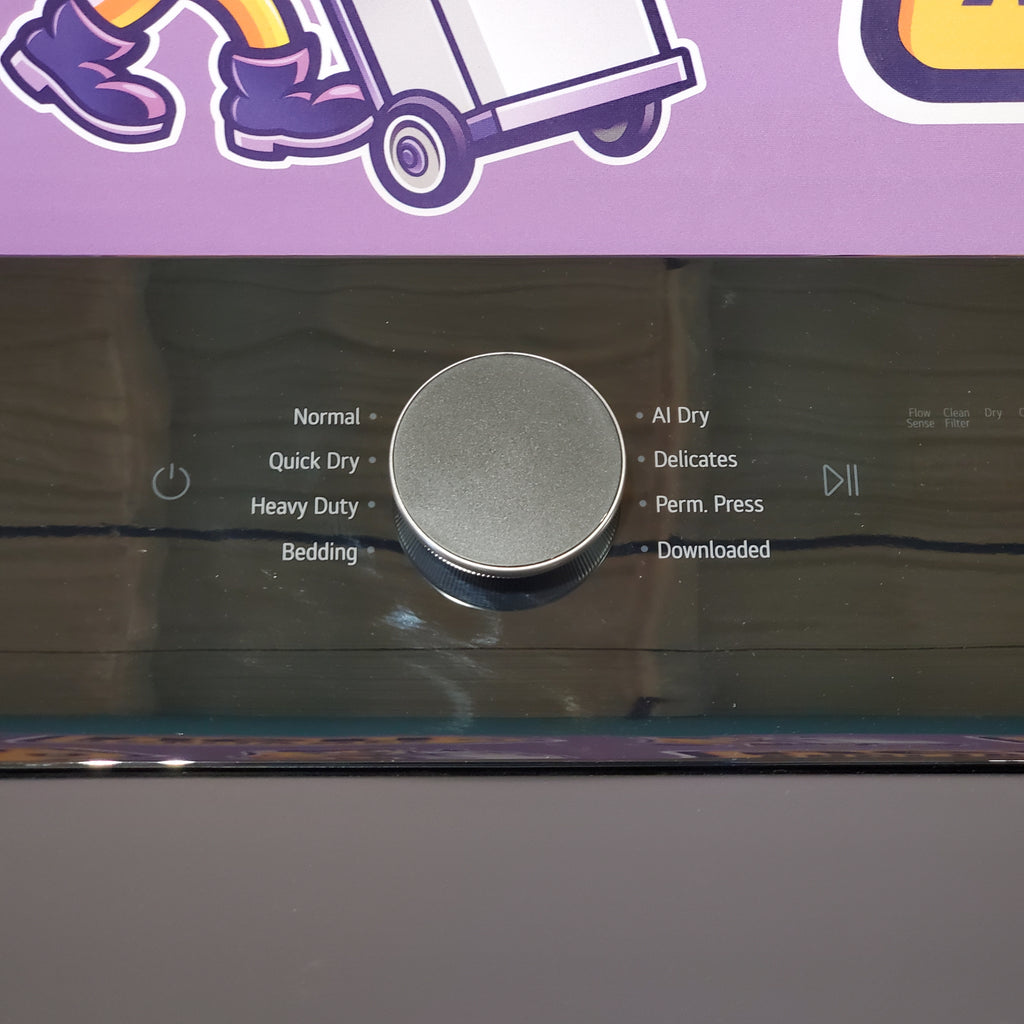 Pictures of LG 5.3 cu. ft. Capacity Top Load Washer with 4-Way® Agitator and EasyUnload™ WT8405CB - Scratch & Dent (Minor) and LG 7.3 cu. ft. Capacity Smart Rear Control Electric Dryer with AI Sensing, EasyLoad™ Door DLE8400BE - Open Box - Neu Appliance Outlet - Discount Appliance Outlet in Austin, Tx