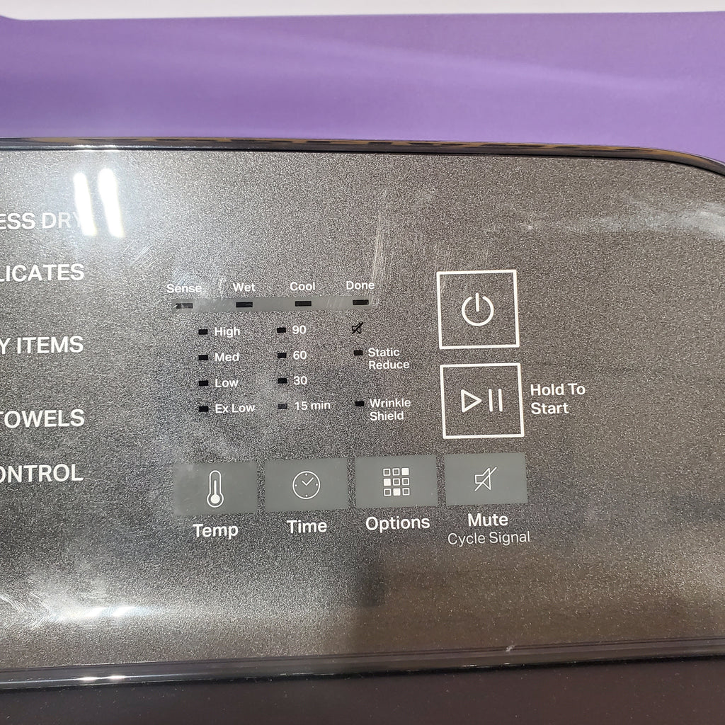 Pictures of Whirlpool Volcano Black Electric 7.0 Cu. Ft. Dryer with Steam Refresh Cycle and Moisture Sensor 6SD60 - WED6150PB - Open Box - Neu Appliance Outlet - Discount Appliance Outlet in Austin, Tx