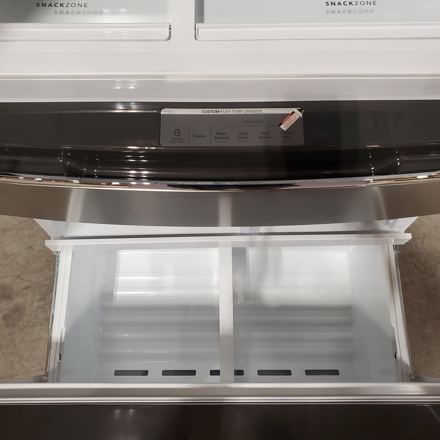 Frigidaire Gallery 22 Cu. Ft. 4-Door Counter-depth French Door Refrigerator with Ice Maker (Fingerprint Resistant Stainless Steel) ENERGY STAR 20232SD612 - GRMC2273CF - Scratch & Dent (Major)