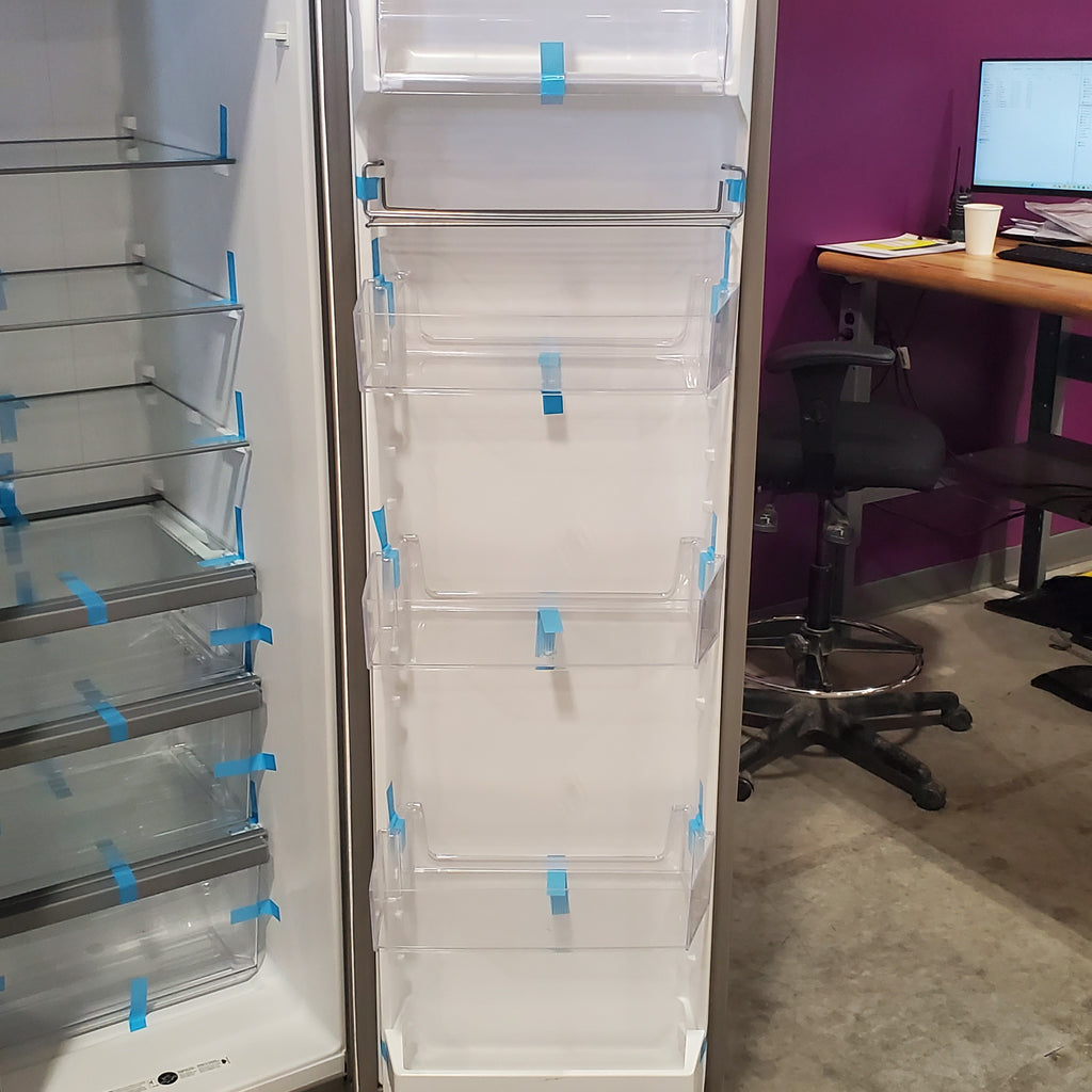 Pictures of Whirlpool Side By Side 36 In. Wide Refrigerator with Can Caddy and Frameless Glass Shelves WRS325SDHZ - Scratch and Dent (Minor) - Neu Appliance Outlet - Discount Appliance Outlet in Austin, Tx