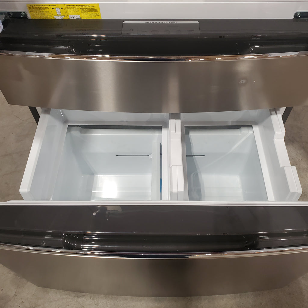 Frigidaire Gallery 22 Cu. Ft. 4-Door Counter-depth French Door Refrigerator with Ice Maker (Fingerprint Resistant Stainless Steel) ENERGY STAR 3SD1012 - GRMC2273CF - Scratch and Dent (Moderate)