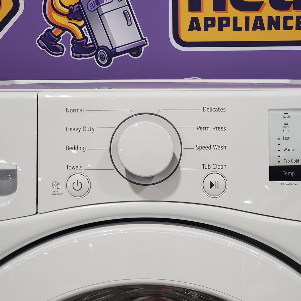 Pictures of LG White Ultra Large Capacity Front Load 4.5 Cu. Ft. Washer with ColdWash Technology WM3400CW - Scratch and Dent (Minor) - Neu Appliance Outlet - Discount Appliance Outlet in Austin, Tx