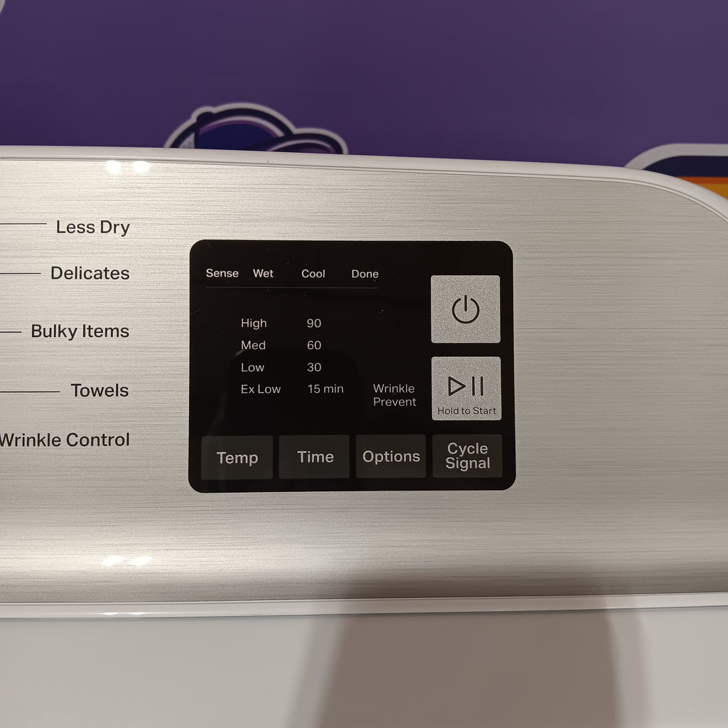 Pictures of Maytag 7.0 cu ft Electric Dryer with Moisture Sensing and Quick Dry Cycle 30131SD5 - MED6200KW - Scratch & Dent (Minor) - Neu Appliance Outlet - Discount Appliance Outlet in Austin, Tx