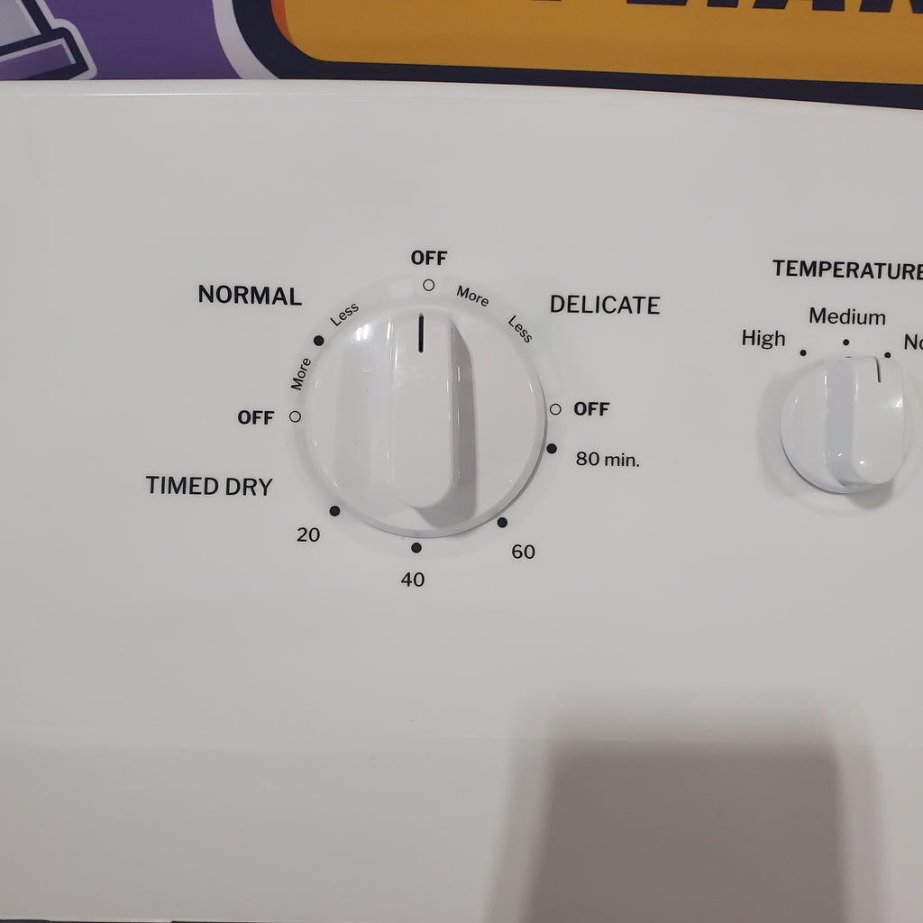 Pictures of Hotpoint 6.2 cu. ft. Capacity Electric Dryer with Up To 120 ft. Venting and Shallow Depth 25133SD419 - HTX26EASWWW - Scratch & Dent (Minor) - Neu Appliance Outlet - Discount Appliance Outlet in Austin, Tx