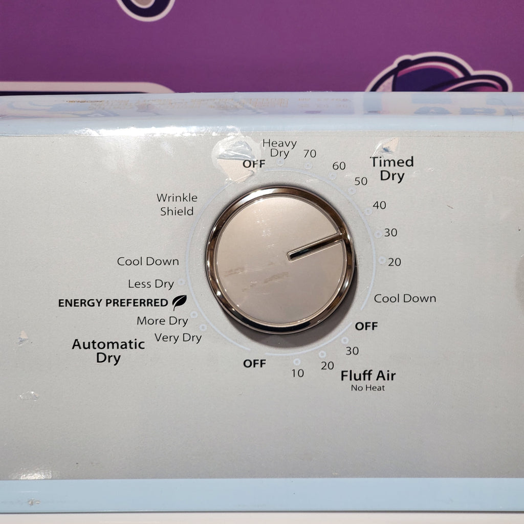 Whirlpool 3.8–3.9 Cu. Ft.  Top Load Washer with  2 in 1 Removable Agitator and Soil Level Selection WTW4957PW - Open Box and Whirlpool 7-cu ft Vented Electric Dryer 16049 - WGD4815EW - Scratch & Dent (Minor)