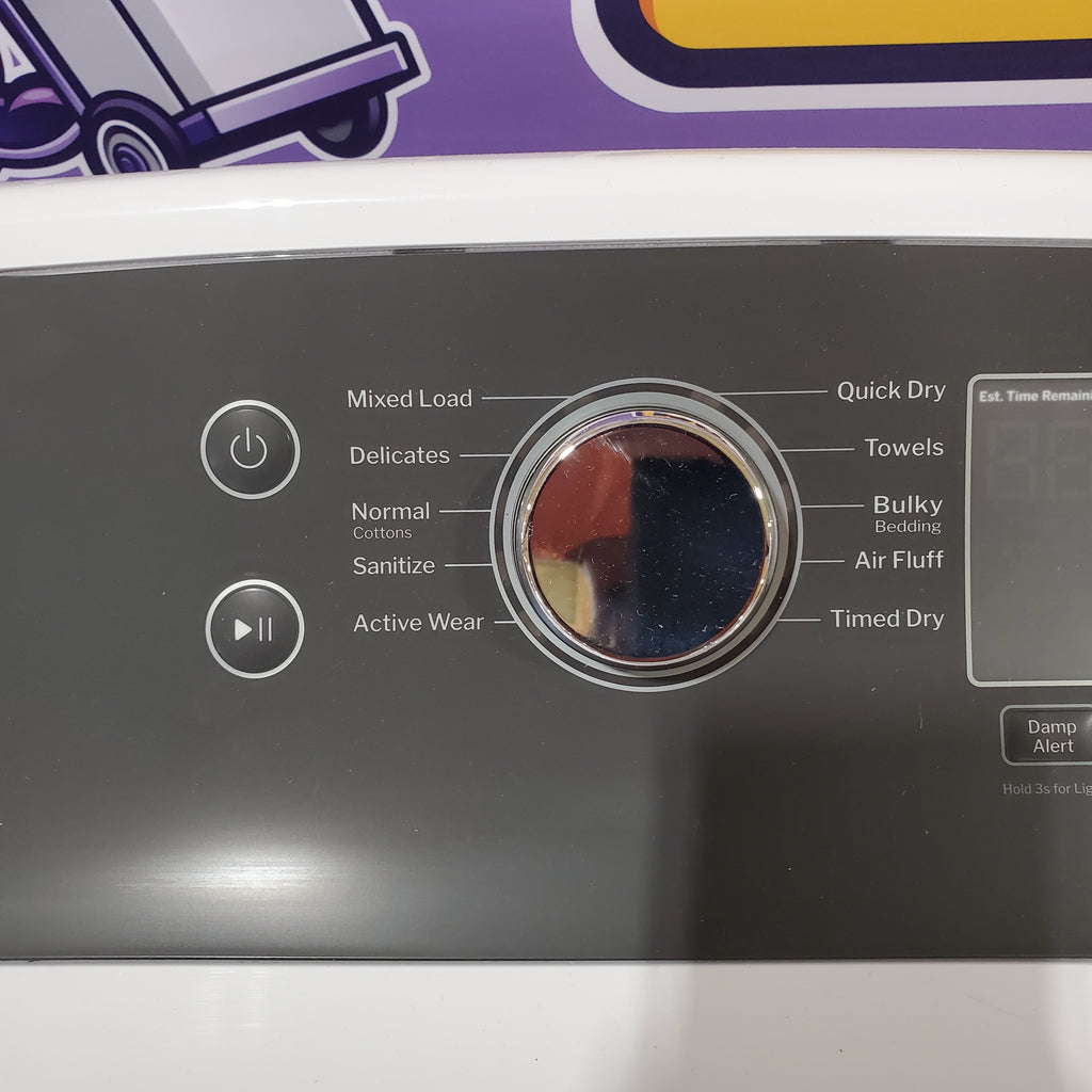 Pictures of GE White Electric 7.4 Cu. Ft. Dryer with Up to 120 FT. Venting and Sensor Dry GTD58EBSVWS - Open Box - Neu Appliance Outlet - Discount Appliance Outlet in Austin, Tx