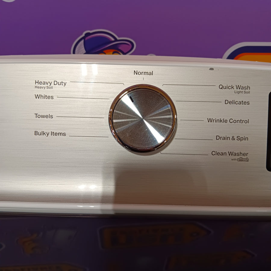 Maytag Top Load 4.8 cu ft Washer with Deep Fill and Slow-Close Glass Lid MVW6200KW - Scratch & Dent (Major) and Maytag 7.0 cu. ft Top Load Gas Dryer with Moisture Sensing 16192 - MGD6200KW - Scratch and Dent (Moderate)
