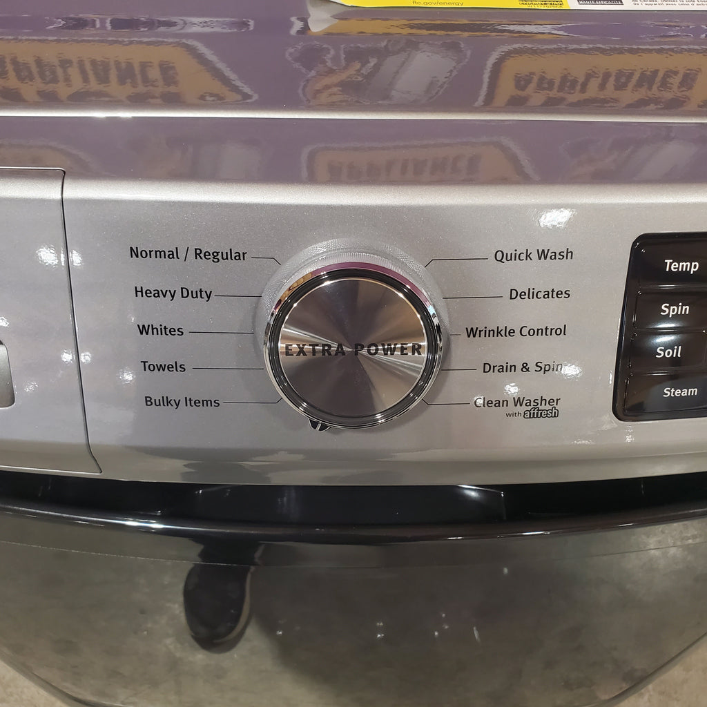 Maytag 4.5-cu ft High Efficiency Stackable Steam Cycle Front-Load Washer MHW5630HC - Scratch & Dent (Minor) and Maytag 7.3-cu ft Stackable Vented ENERGY STAR Electric Dryer 16059 - MED5630HC - Scratch & Dent (Minor)