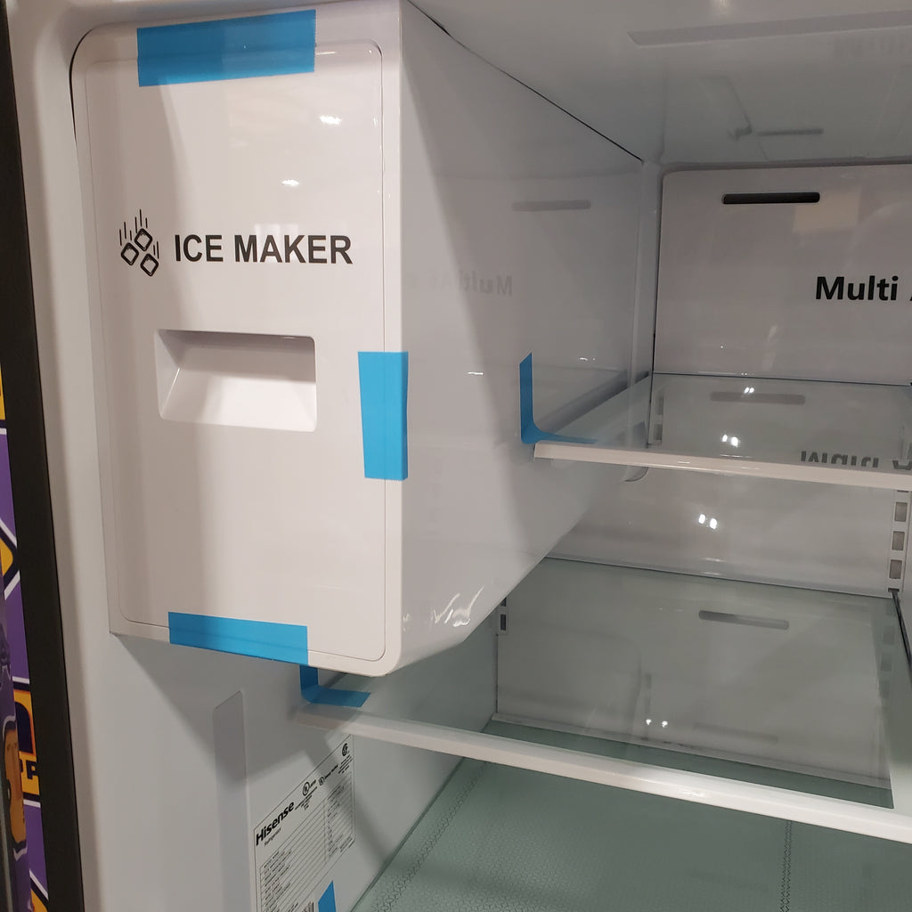 Pictures of Hisense PureFlat 25.6-cu ft 4-Door Smart French Door ENERGY STAR Refrigerator in Stainless Steel with Ice Maker, Water and Ice Dispenser 3SD864 - HRM260N6TSE - Scratch & Dent (Minor) - Neu Appliance Outlet - Discount Appliance Outlet in Austin, Tx