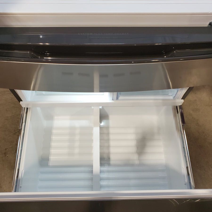 Frigidaire Gallery 26 Cu. Ft. Standard-Depth 4-Door French Door Refrigerator in Fingerprint Resistant Stainless Steel GRMS2773AF - Scratch & Dent (Major)