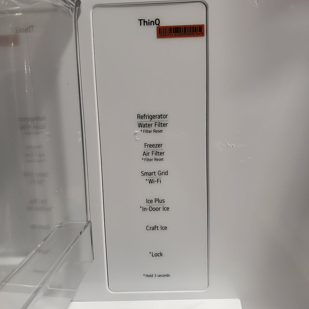 Pictures of LG 26 cu. ft. Counter-Depth MAX™, French Door Refrigerator, with Craft Ice™ 31133SD120 - LRRXC2606S - Scratch & Dent (Major) - Neu Appliance Outlet - Discount Appliance Outlet in Austin, Tx