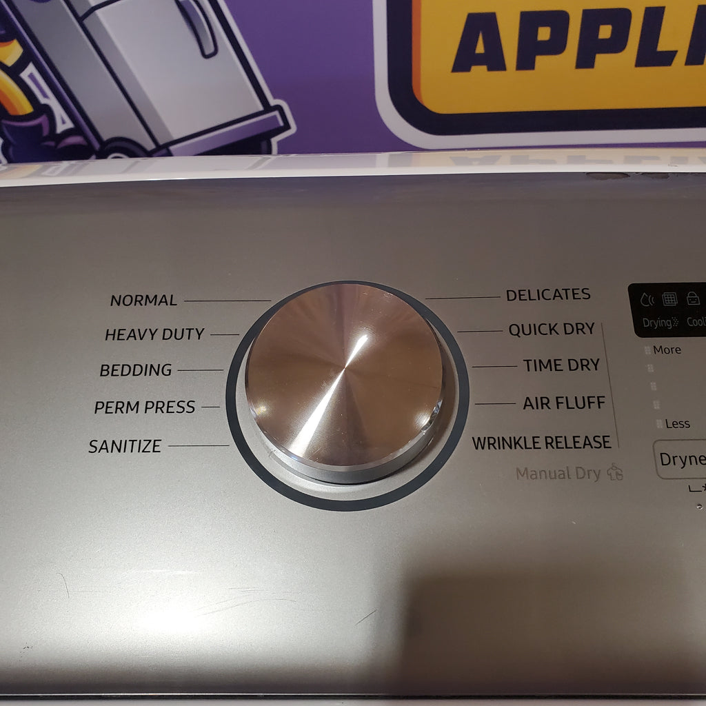 Samsung White Top Load 5.0 Cu. Ft. Washer with Active Water Jet 16096 - WA50R5200AW - Certified Refurbished and Samsung White Electric 7.4 Cu. Ft. Dryer with Sensor Dry 16085 - DVE50R5200W - Certified Refurbished