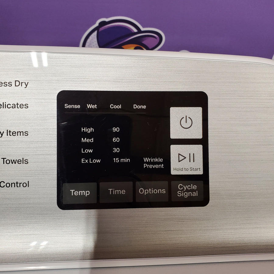 Maytag Top Load 4.8 cu ft Washer with Deep Fill and Slow-Close Glass Lid MVW6200KW - Scratch & Dent (Minor) and Maytag 7.0 cu ft Electric Dryer with Moisture Sensing and Quick Dry Cycle 16194 - MED6200KW - Scratch & Dent (Minor)