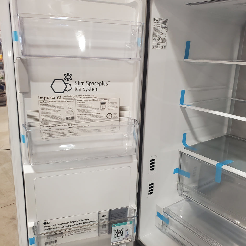 Pictures of LG 26 cu ft ENERGY STAR Counter-depth Smart French Door Refrigerator in Fingerprint Resistant Stainless Steel with Dual Ice Maker 3SD670 - LRFXC2606S - Open Box - Neu Appliance Outlet - Discount Appliance Outlet in Austin, Tx
