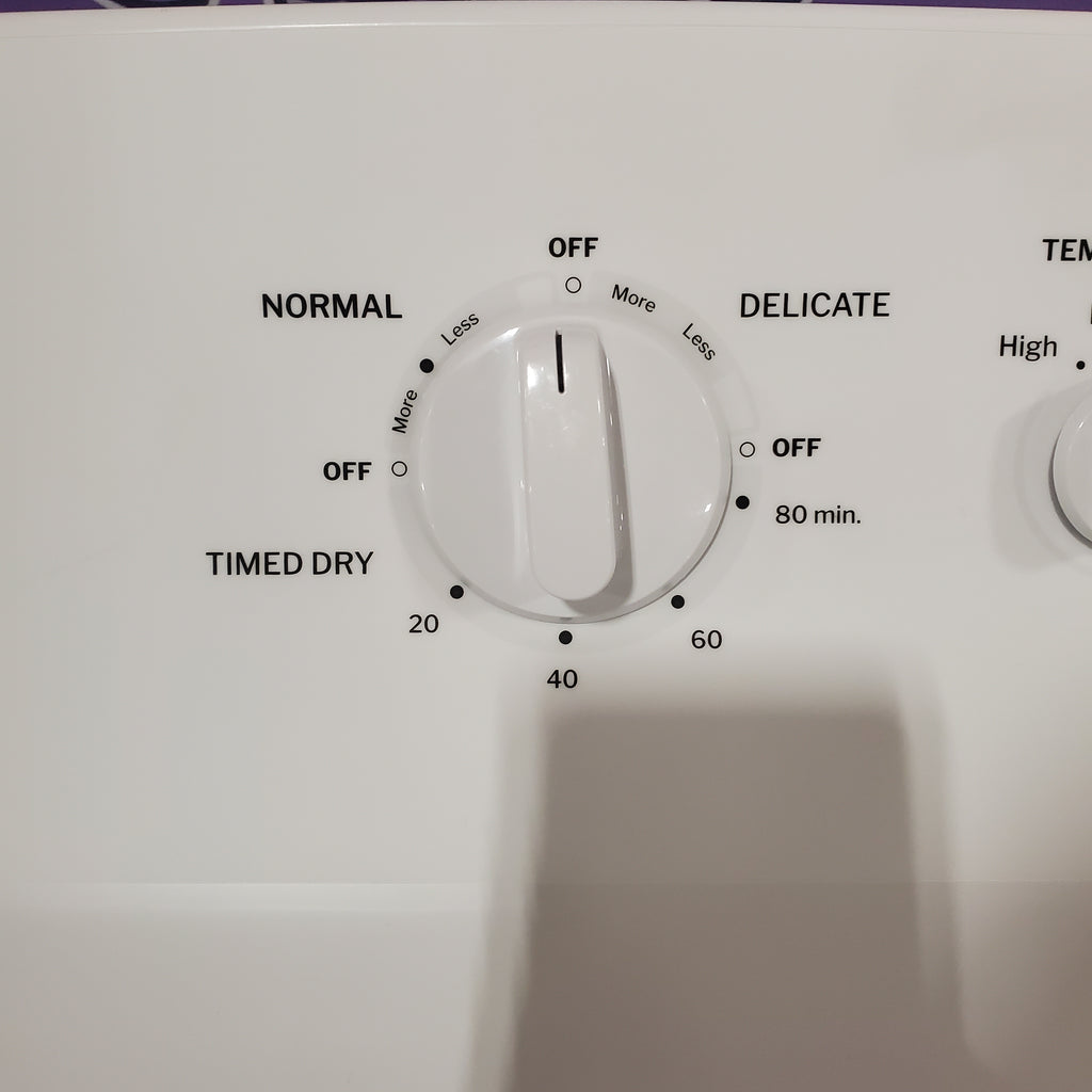 Pictures of Hotpoint® 4.0 cu. ft. Capacity Washer with Cold Plus and Water Level Control HTW265ASWWW - Scratch & Dent (Minor) and Hotpoint® 6.2 cu. ft. vented Electric Dryer with Auto Dry 16140 - HTX26EASWWW - Scratch & Dent (Minor) - Neu Appliance Outlet - Discount Appliance Outlet in Austin, Tx