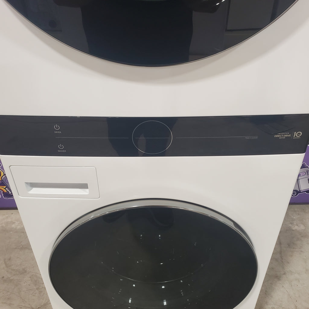 Pictures of LG Single Unit Front Load LG WashTower™ with Center Control™ 4.5 cu. ft. Washer and 7.4 cu. ft. Electric Dryer - 3SD493 - WKEX200HWA - Open Box - Neu Appliance Outlet - Discount Appliance Outlet in Austin, Tx