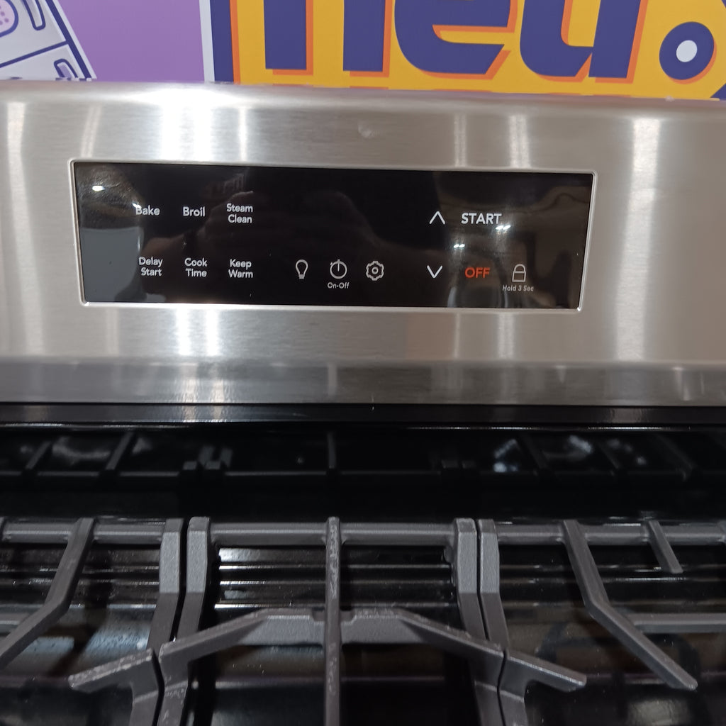 Pictures of Frigidaire 5 Burner Freestanding Gas Range in Stainless Steel with Quick Boil and Steam Clean 20531SD479 - FCRG3062AS - Open Box - Neu Appliance Outlet - Discount Appliance Outlet in Austin, Tx