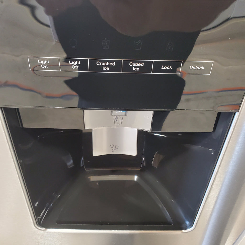 Pictures of Whirlpool 36" Wide 24 cu ft Capacity Side By Side Refrigerator with Ice and Water Dispenser in Fingerprint Resistant Stainless Steel WRS315SDHZ - Open Box - Neu Appliance Outlet - Discount Appliance Outlet in Austin, Tx