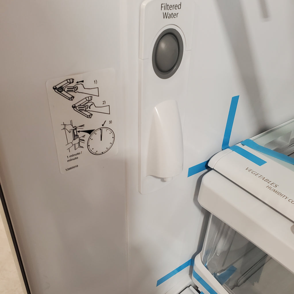 Pictures of Whirlpool 33-inch Wide French Door Refrigerator - 22 cu. ft. 22SD046 - WRFF5333PZ - Scratch & Dent (Minor) - Neu Appliance Outlet - Discount Appliance Outlet in Austin, Tx