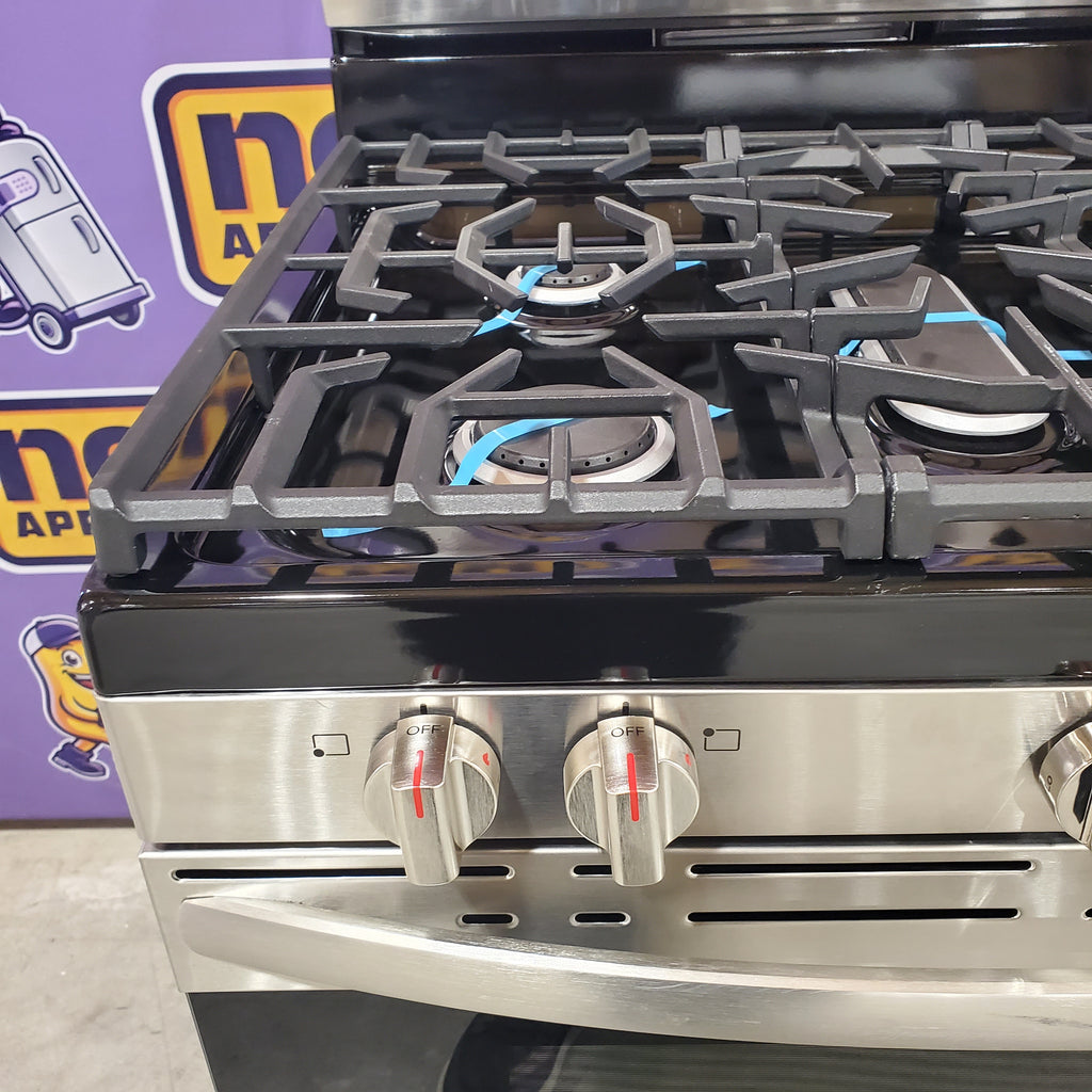 Pictures of Frigidaire Stainless Steel Gas Range with Air Fry and Five Burner Cooktop 3SD1125 - FCRG3083AS - Open Box - Neu Appliance Outlet - Discount Appliance Outlet in Austin, Tx