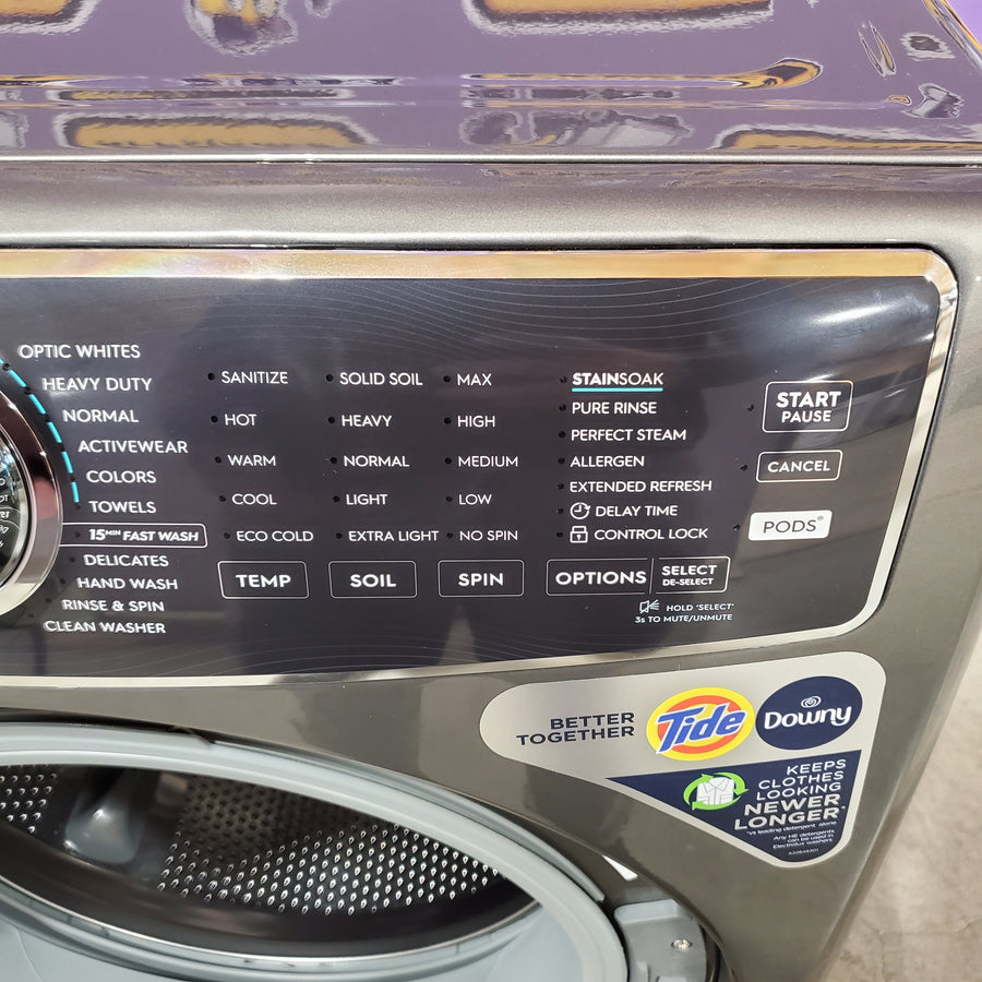 Electrolux Titanium Front Load 600 Series 4.5 Cu. Ft. Washer with Smartboost and Hand Wash Cycle 22136SD259 - ELFW7637AT - Scratch & Dent (Minor)