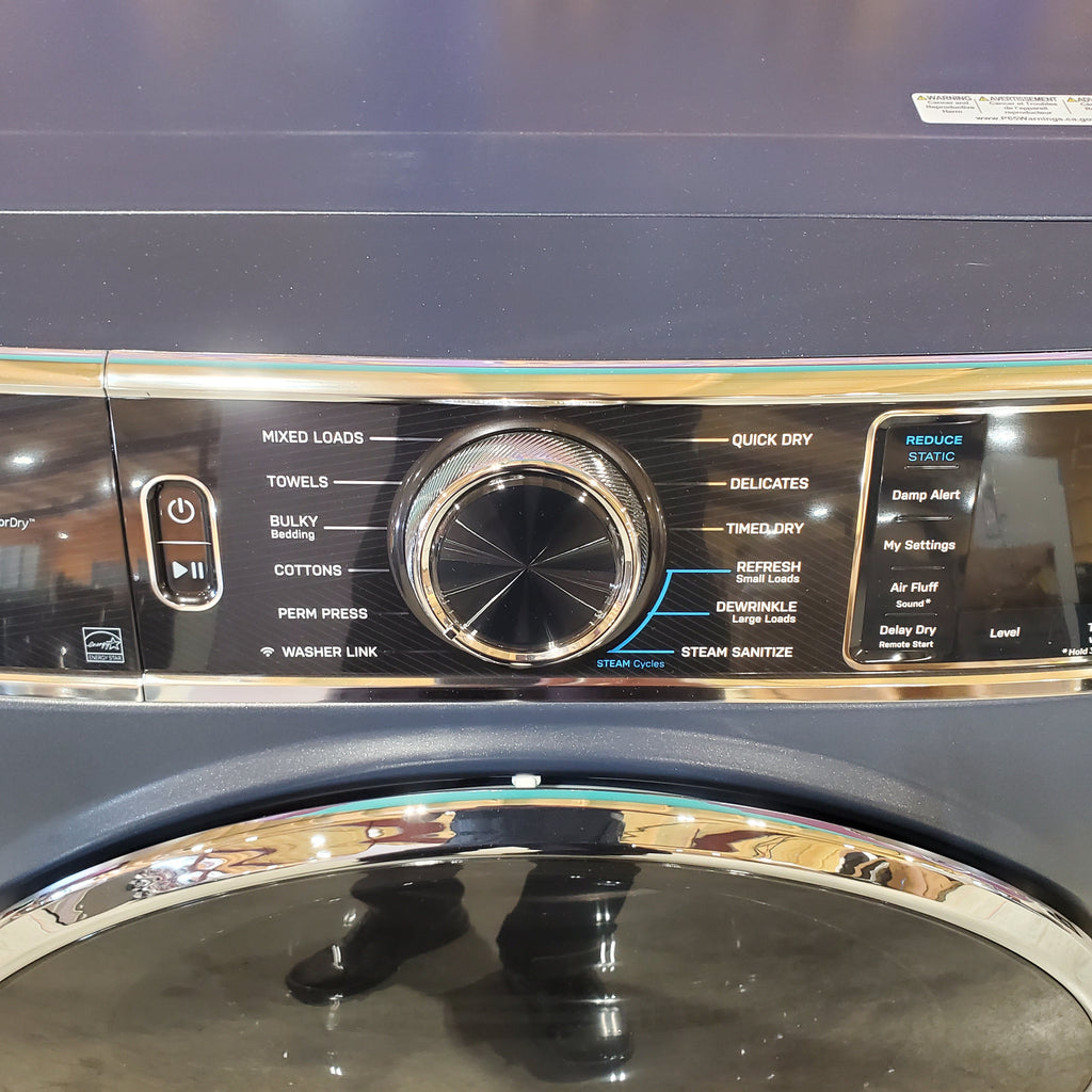 Pictures of GE Profile 5.3 cu. ft. Smart Front Load Washer with Microban Technology PFW870SPVRS - Open Box and GE Profile Smart Front Load Electric 7.8 Cu. Ft. Capacity Dryer with Steam and Sanitize Cycle 16133 - PFD87ESPVRS - New in Box - Neu Appliance Outlet - Discount Appliance Outlet in Austin, Tx