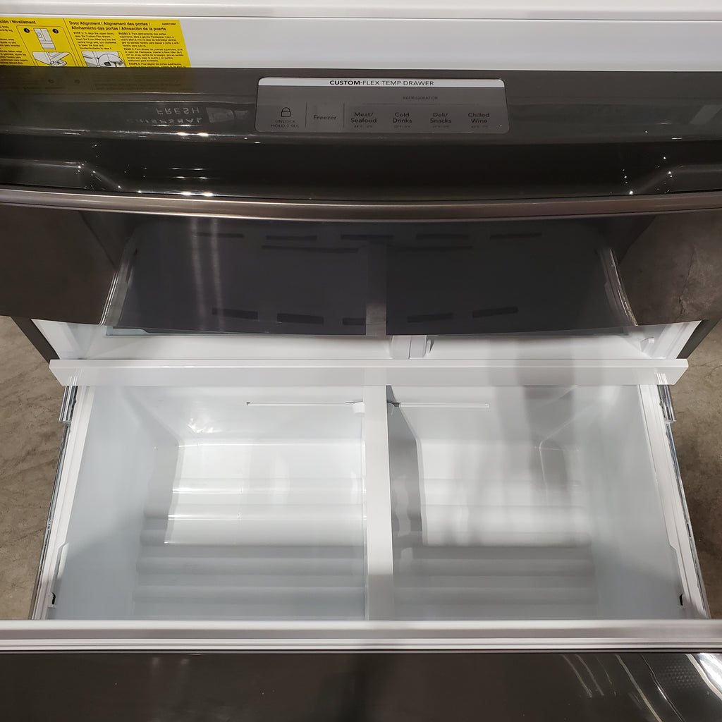Pictures of Frigidaire Gallery 22 Cu. Ft. Counter-Depth 4-Door French Door Refrigerator 20232SD599 - GRMC2273CD - Scratch & Dent (Major) - Neu Appliance Outlet - Discount Appliance Outlet in Austin, Tx