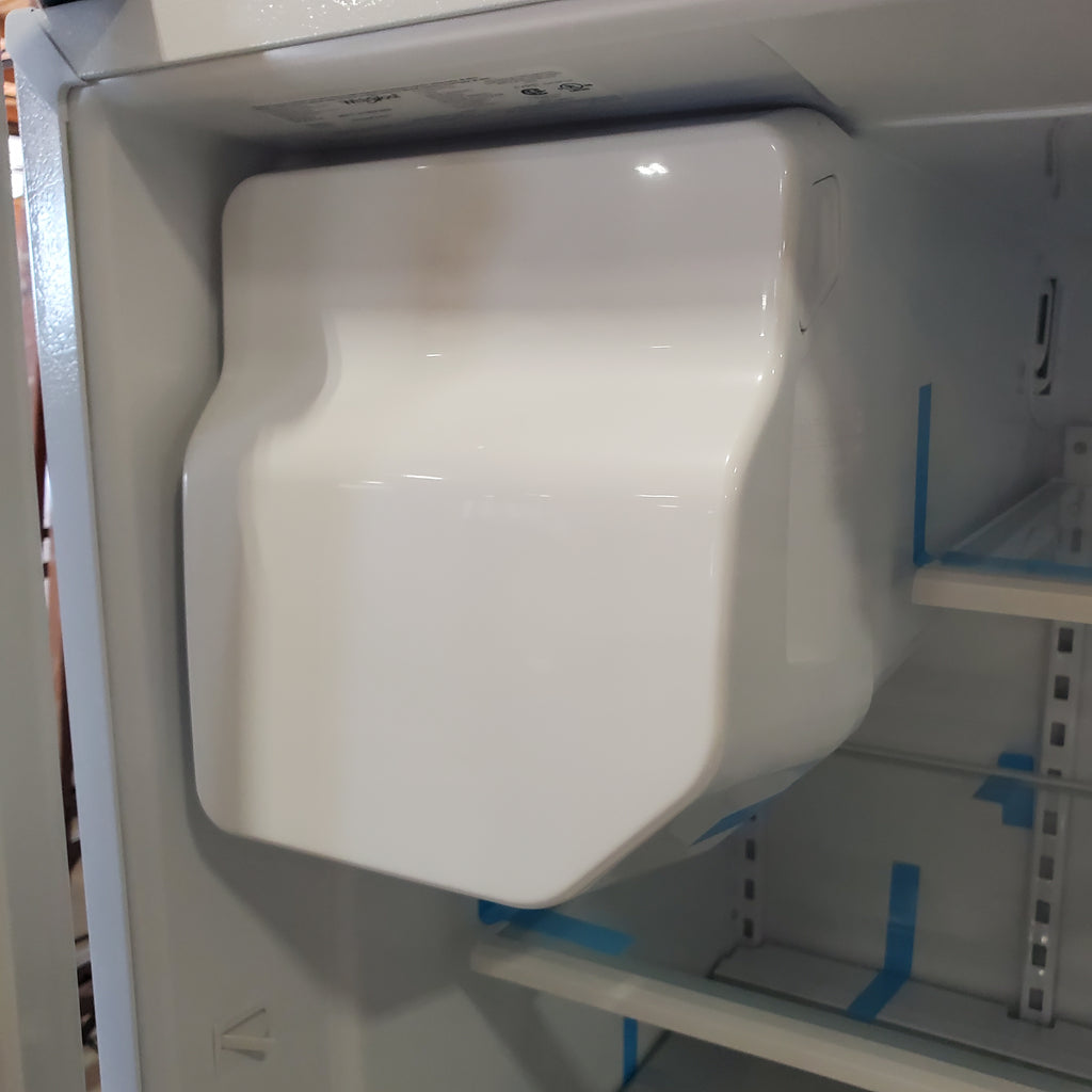 Pictures of Whirlpool 36 in. 24.7 cu. ft. Wide French Door Bottom Mount Refrigerator with Maximum Ice Capacity in White WRFF3436RW - Scratch & Dent (Minor) - Neu Appliance Outlet - Discount Appliance Outlet in Austin, Tx