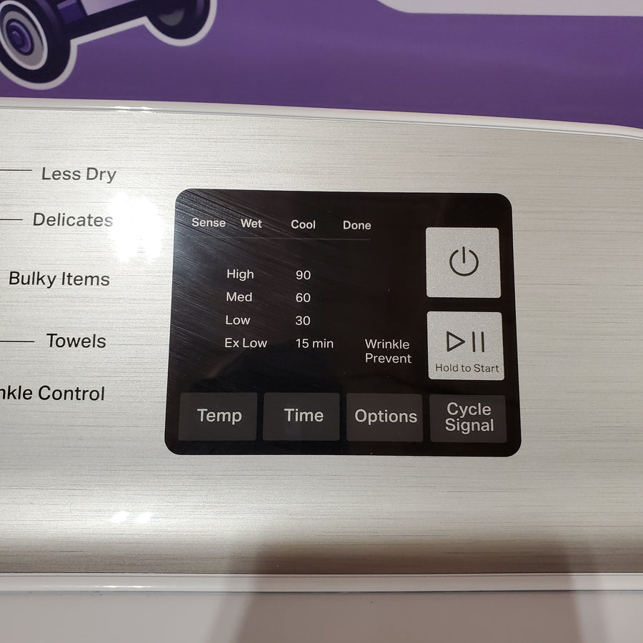 Maytag Top Load 4.8 cu ft Washer with Deep Fill and Slow-Close Glass Lid MVW6200KW - Scratch & Dent (Minor) and Maytag 7.0 cu ft Electric Dryer with Moisture Sensing and Quick Dry Cycle 16193 - MED6200KW - Scratch & Dent (Minor)