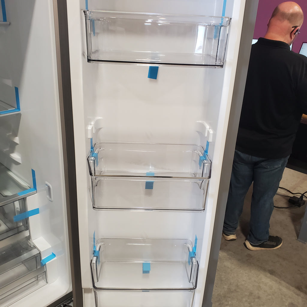 Pictures of Whirlpool 36-Inch French Door Refrigerator in Fingerprint Resistant Stainless Finish with In-Door Water and Ice Maker - 30 cu. ft. WRFF3536SZ - Open Box - Neu Appliance Outlet - Discount Appliance Outlet in Austin, Tx